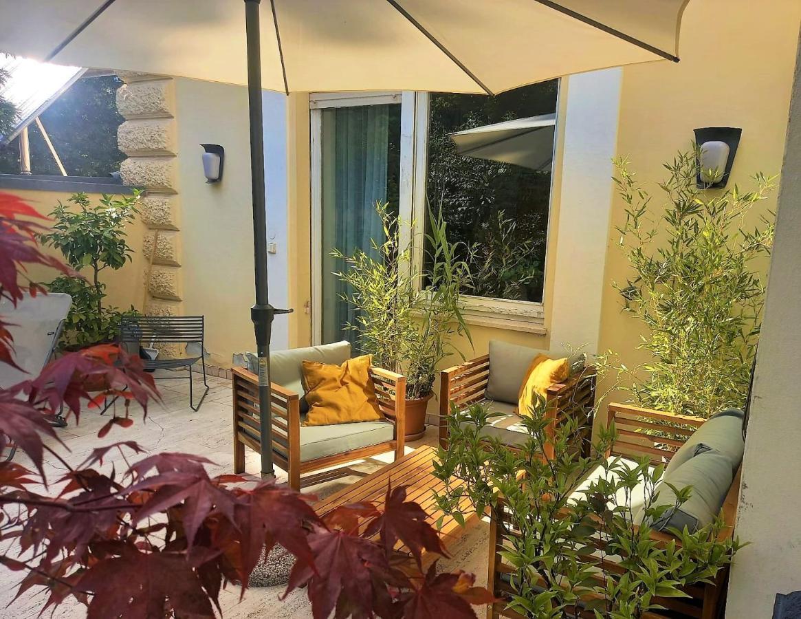5-Zimmer-Appartement In Historischer Privatvilla, Meran Zentrum, Kostenloser Parkplatz Luaran gambar